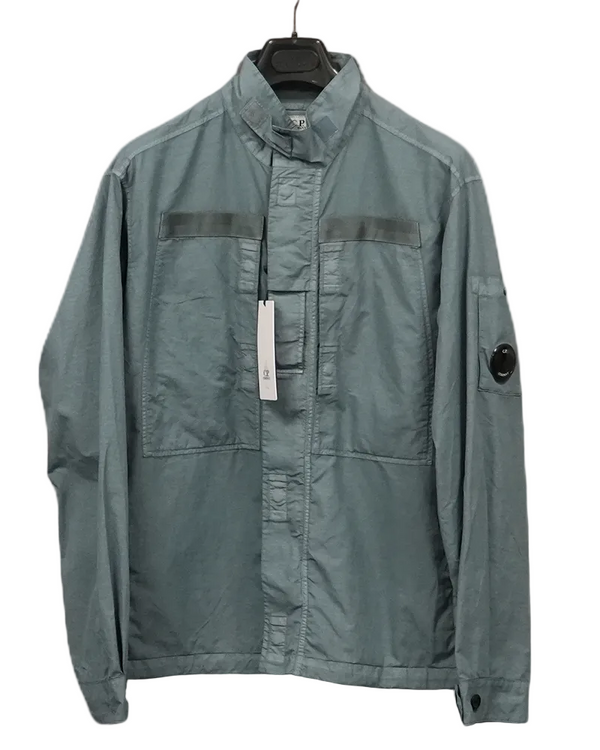 C.P Company Flat Nylon lens Overshirt Blue