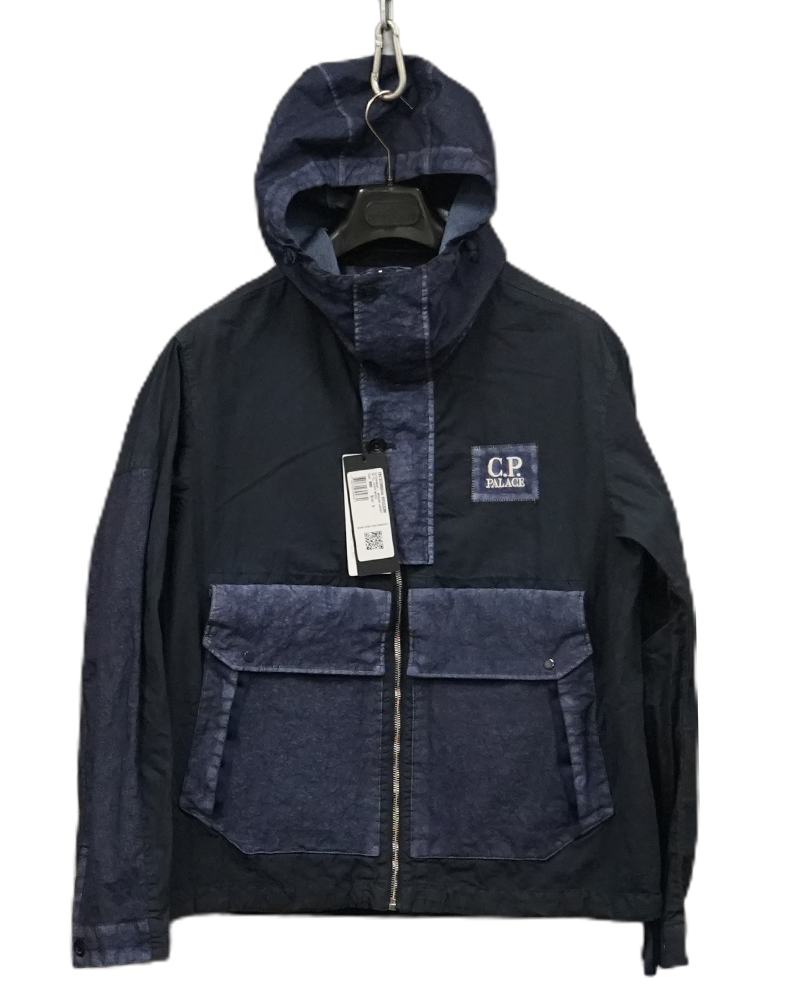 C.P Company X Palace 50 Fili Heavy Mixed Jacket Blue