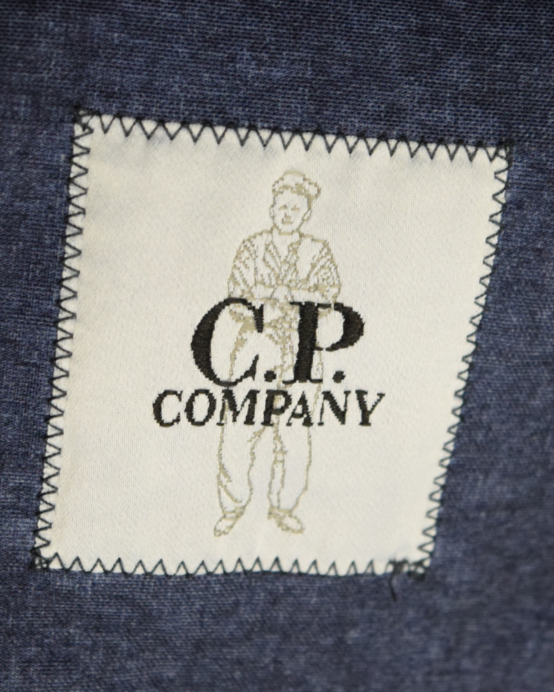 C.P Company X Palace 50 Fili Heavy Mixed Jacket Blue