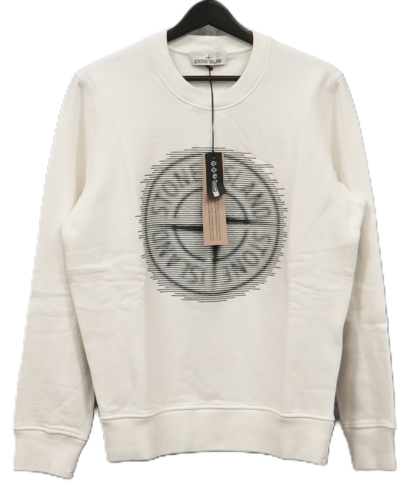 Stone Island Graphic Sweatshirt White