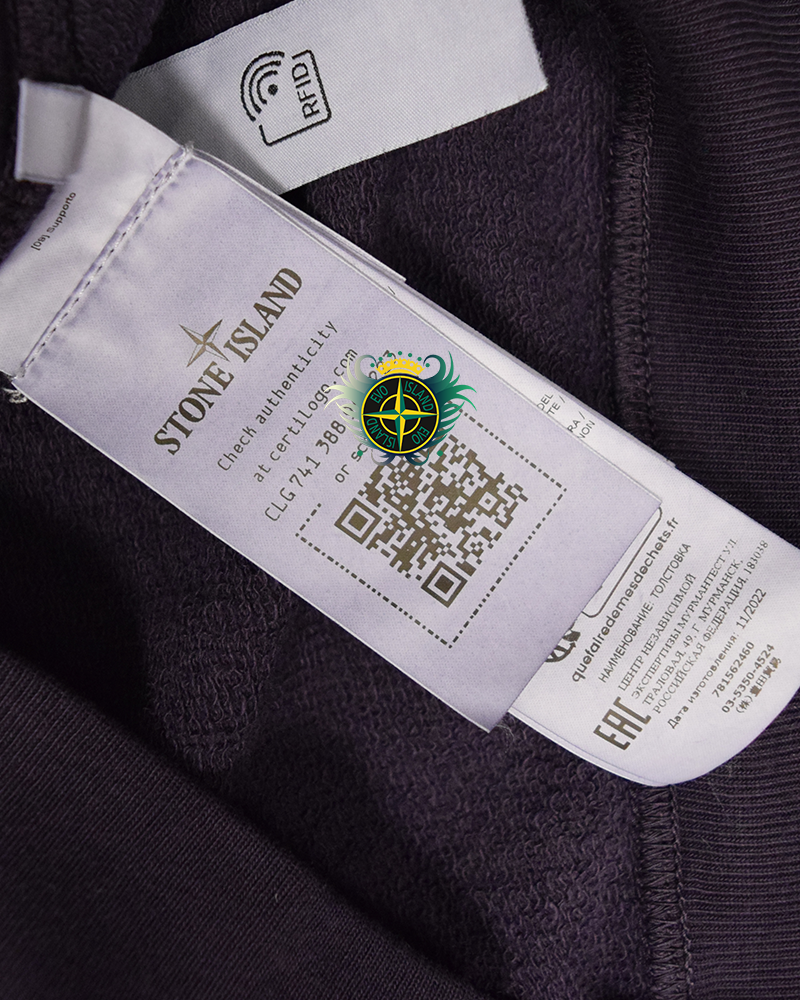 Stone Island Full Zip Lightweight Sweatshirt Coral