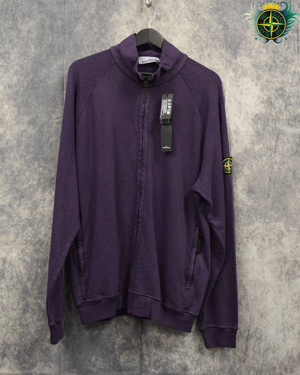 Stone Island Full Zip Lightweight Sweatshirt Coral - XL