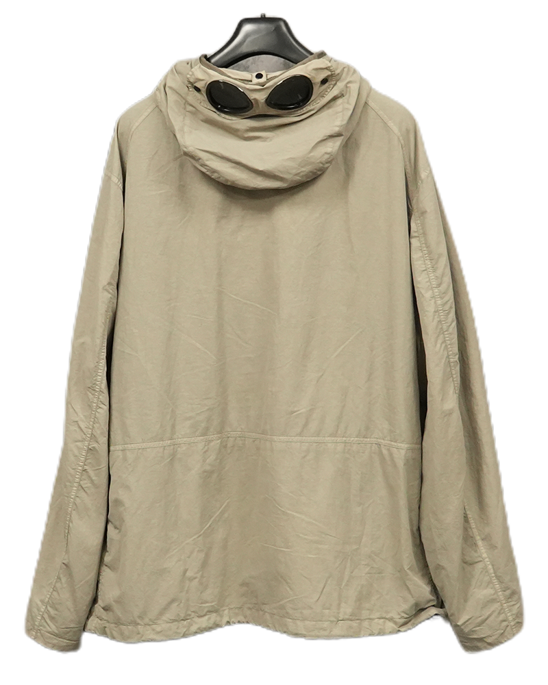C.P Company Flat Nylon Goggle Jacket Stone - 3XL