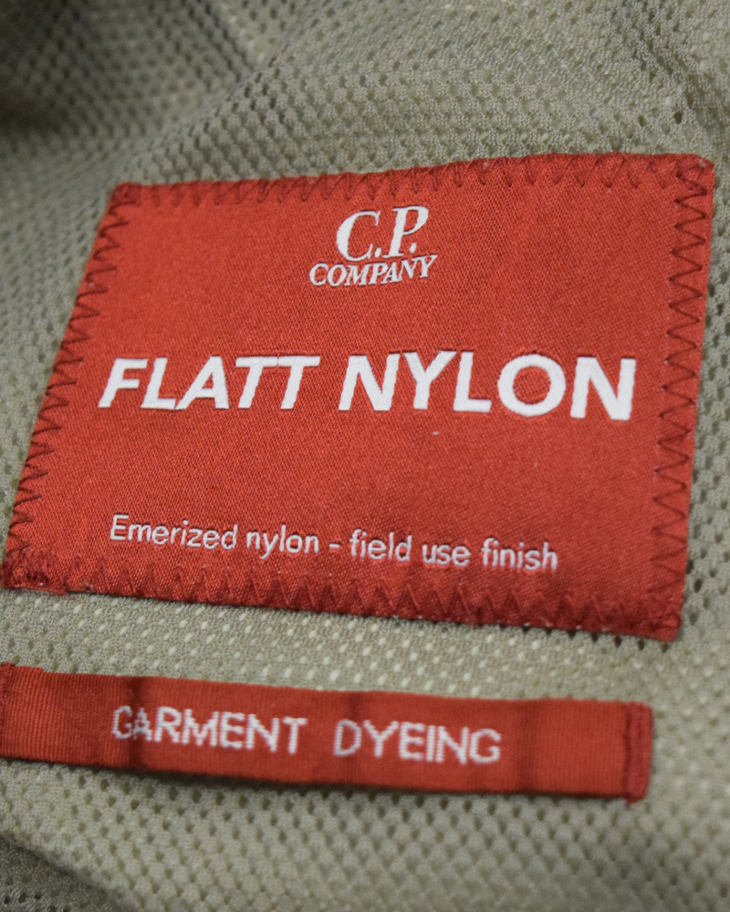 C.P Company Flat Nylon Goggle Jacket Stone - 3XL