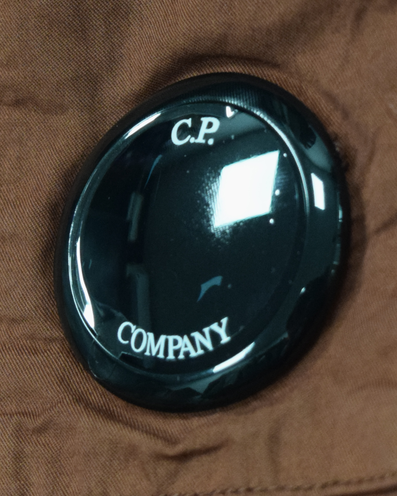 C.P Company Garbardine Lens Overshirt Brown - 3XL