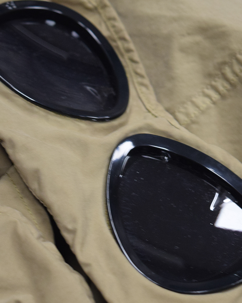 C.P Company Micro Kei Goggle Jacket Beige - LRG