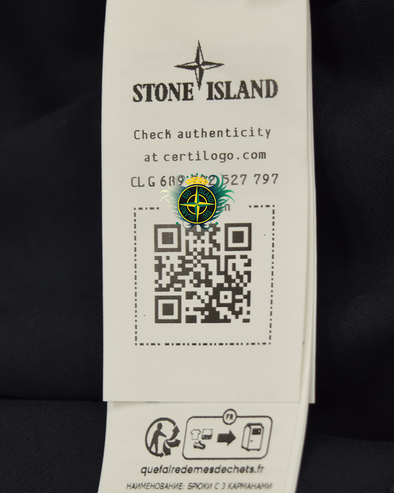 Stone Island Gabardine Doppio Ghost Jacket  Navy Blue