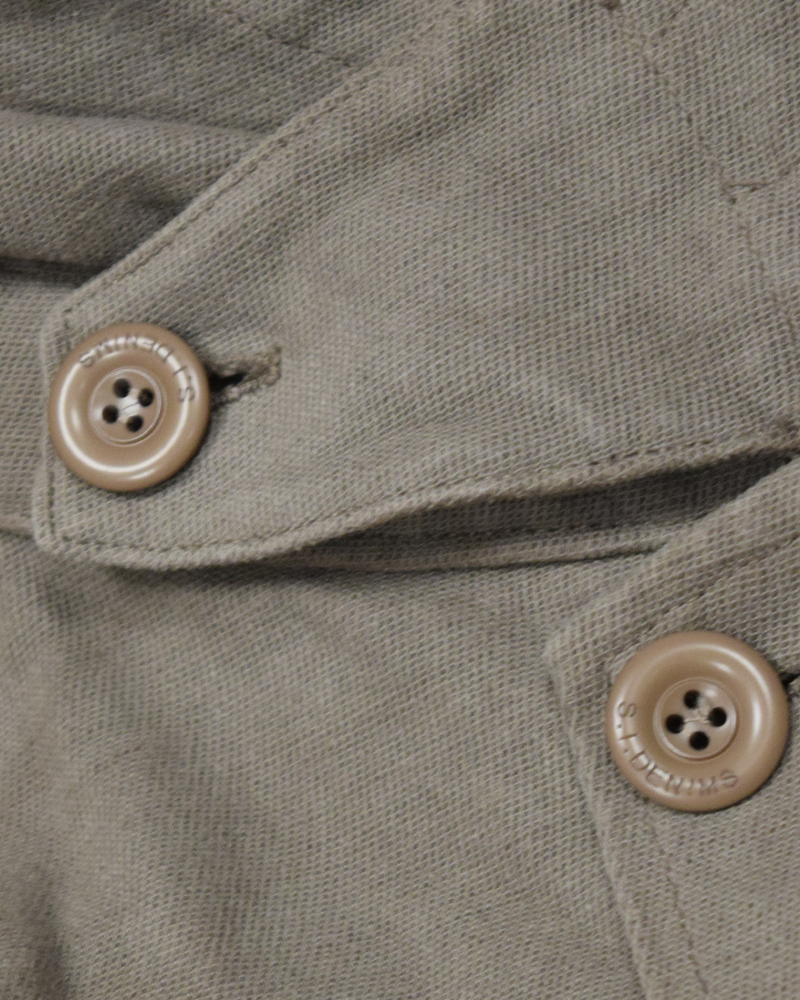 Stone Island Denims Stellina Washed Canvas Jacket Brown - XLG