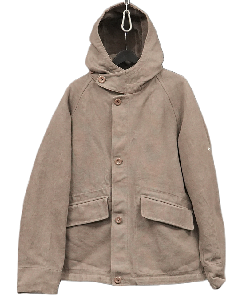 Stone Island Denims Stellina Washed Canvas Jacket Brown - XLG