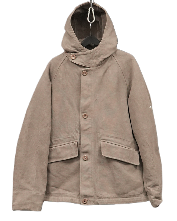 Stone Island Denims Stellina Washed Canvas Jacket Brown - XLG