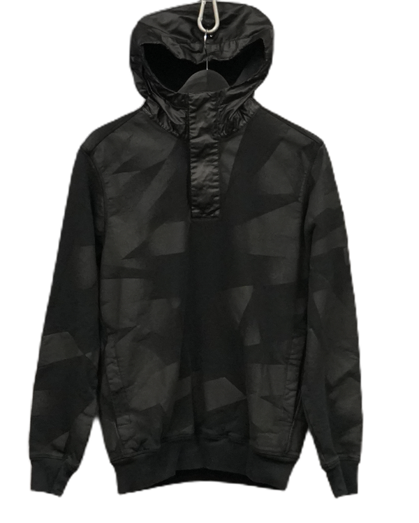 Stone Island Reflective Hoodie Black