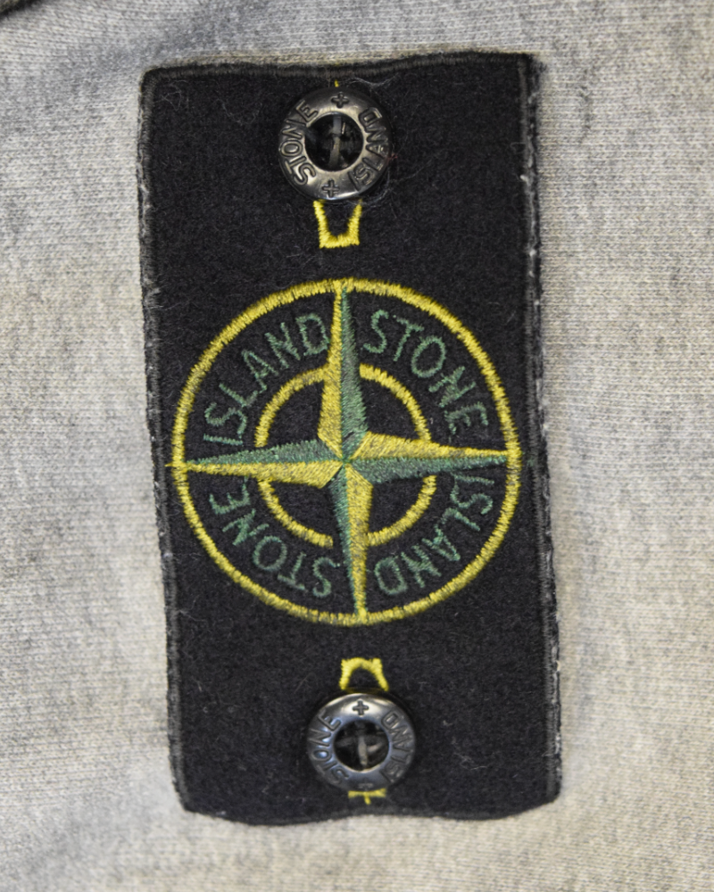 Stone Island Dust Treatment Sweatshirt Grey detail view