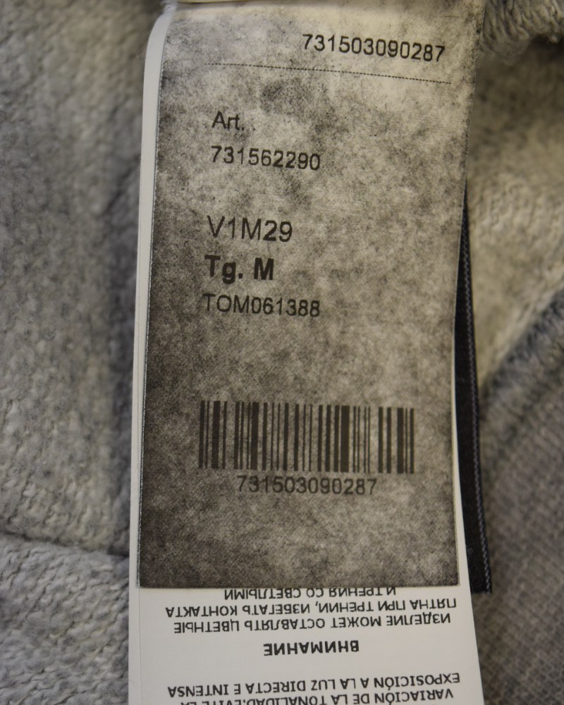 Stone Island Dust Treatment Sweatshirt Grey detail view