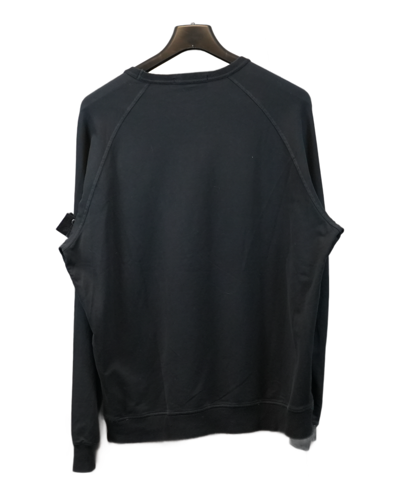 Stone Island Blue Ghost Piece Crewneck Navy Blue back view