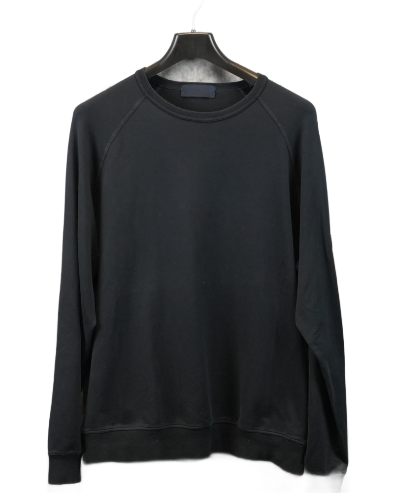 Stone Island Blue Ghost Piece Crewneck Navy Blue front view