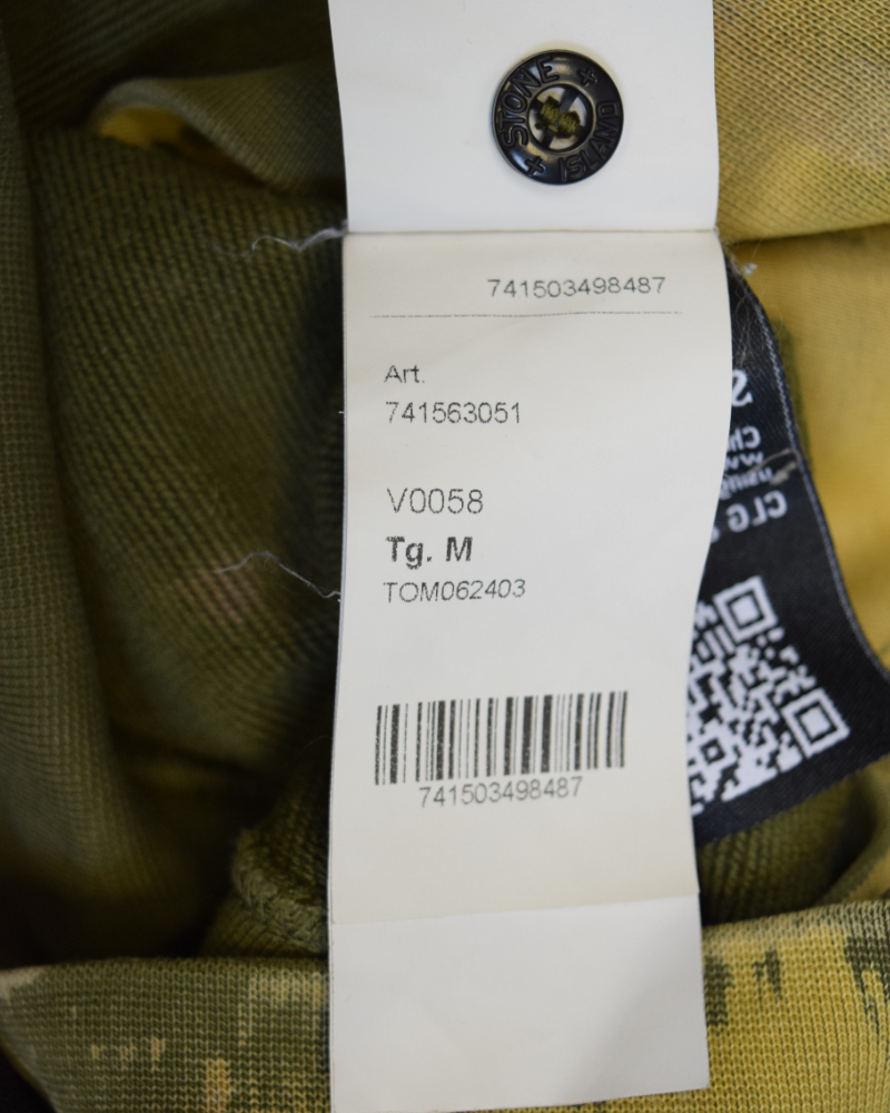 Stone Island Snow Beast Custom Sweatshirt Yellow detail view