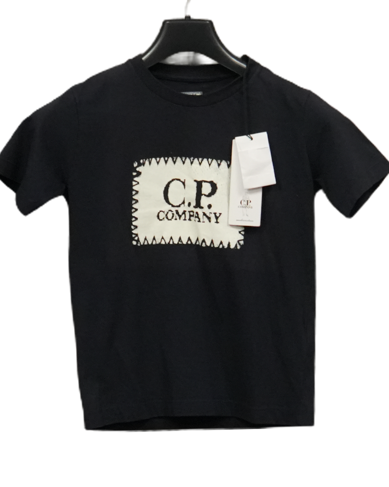 C.P Company Printed Patch Logo T-Shirt Navy Blue