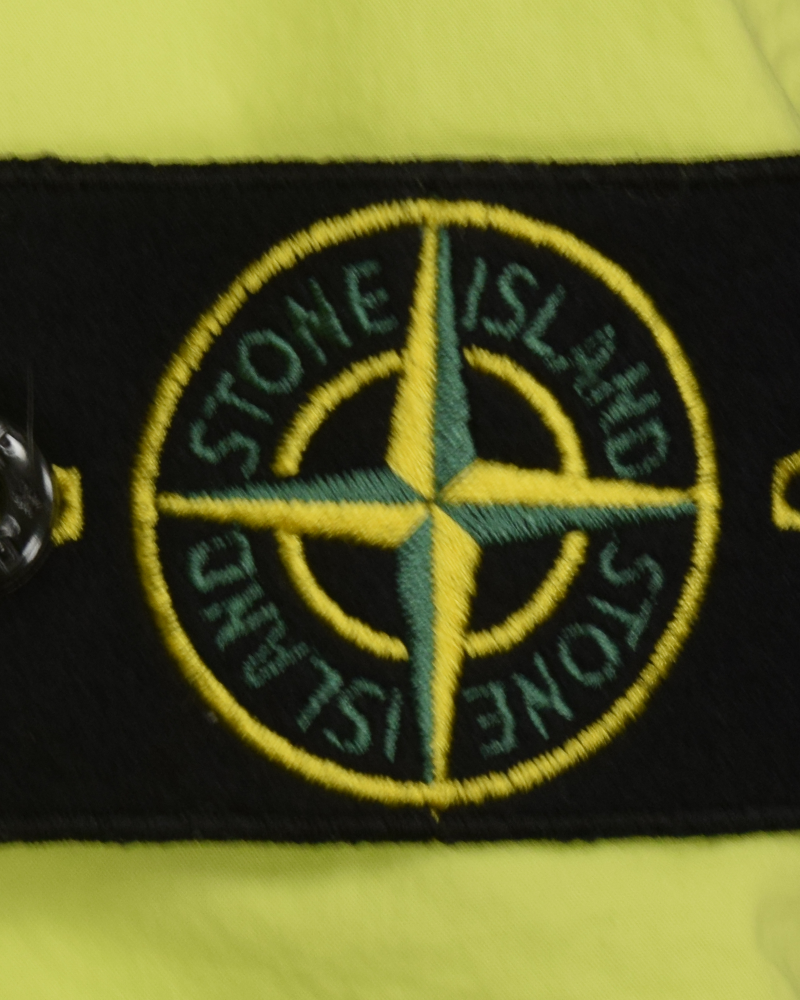 Stone Island Bermuda Cargo Shorts Neon Yellow