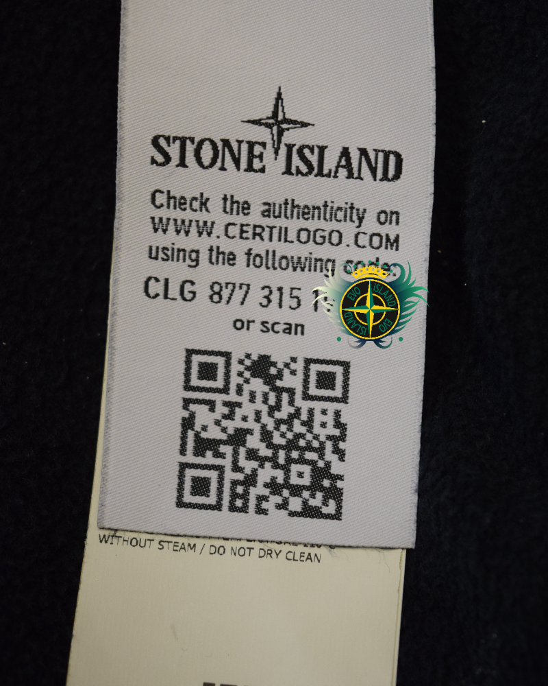 Stone Island Frost Treatment Crewneck Grey detail view