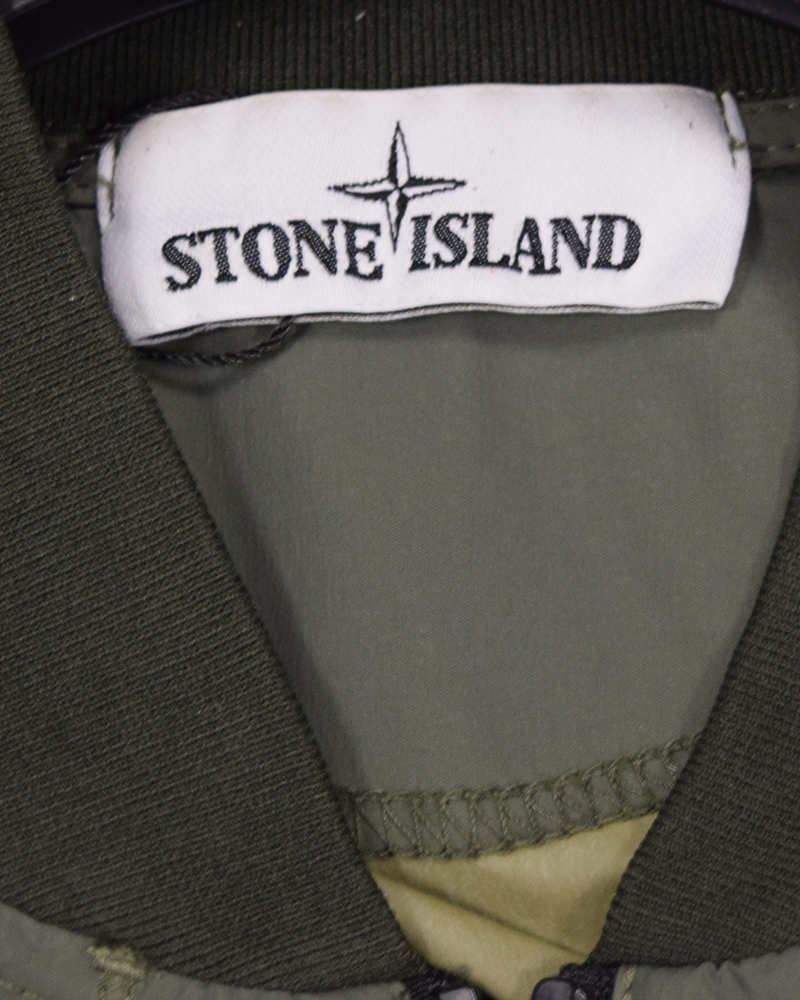 Stone Island Skin Touch Nylon TC Packable Bomber Green - MED