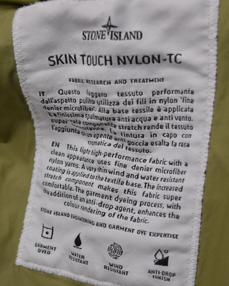Stone Island Skin Touch Nylon TC Packable Bomber Green - MED