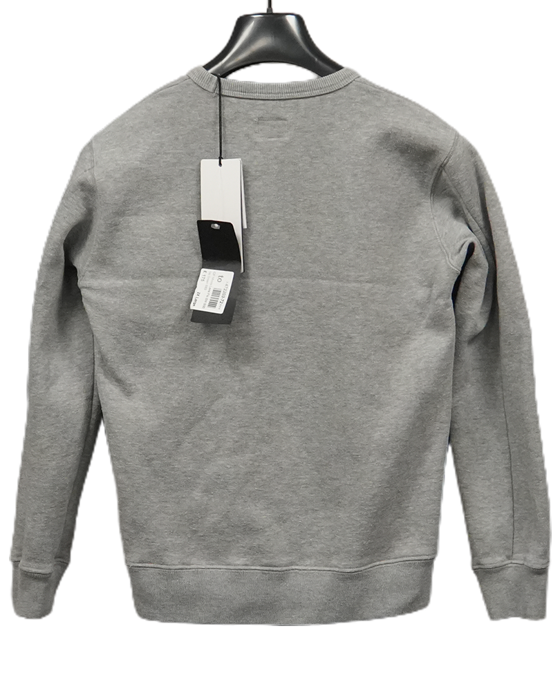 C.P Company Chest Spell Out Lens Crewneck Sweatshirt Grey