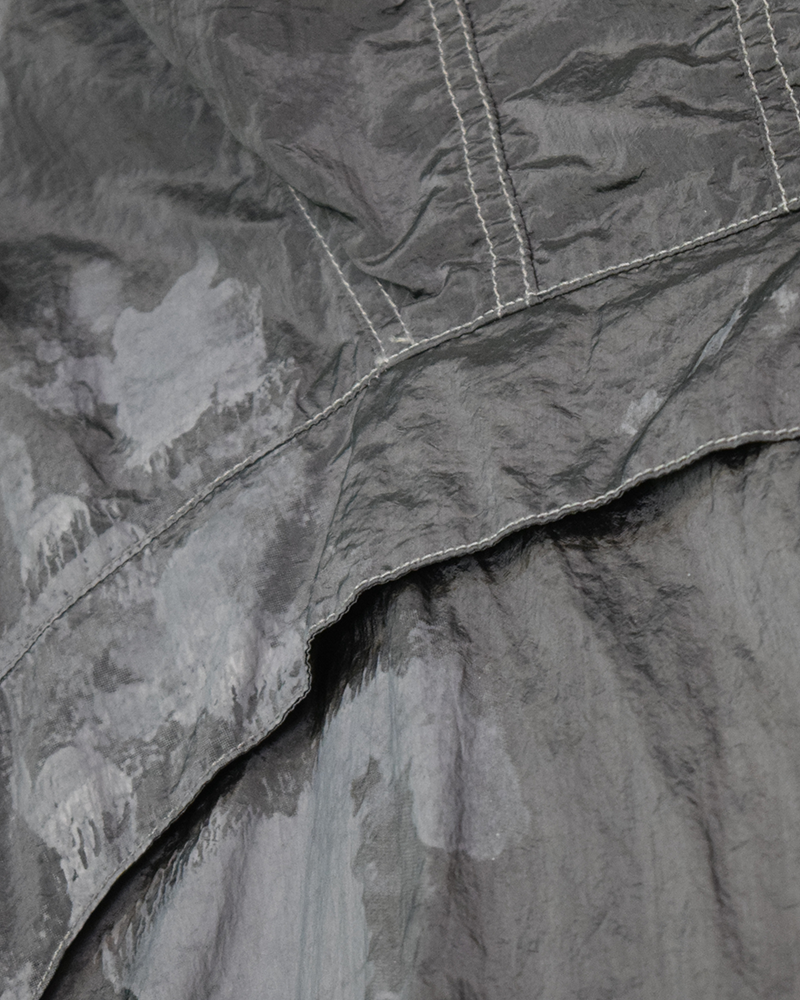 Stone Island Nylon Metal Camo Smock Grey
