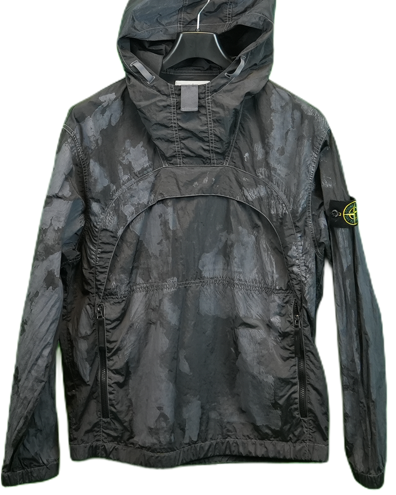 Stone Island Nylon Metal Camo Smock Grey