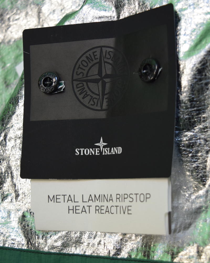 Stone Island Metal Lamina Ripstop Heat Reactive Green