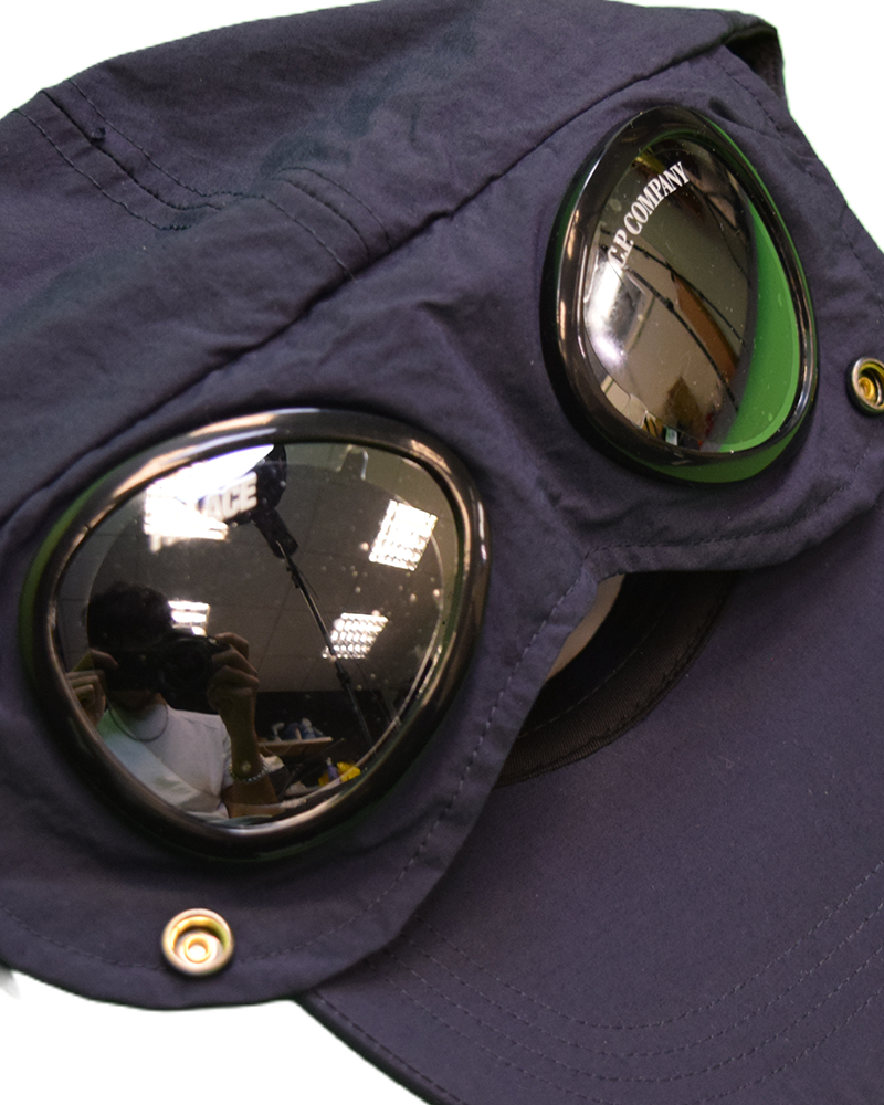 C.P Company x Palace Baseball Goggle Cap Navy Blue