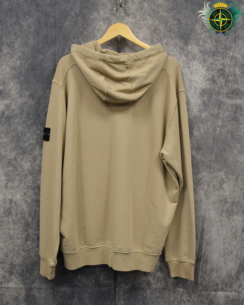 Stone Island Full Zip Hoodie Stone - 3XL