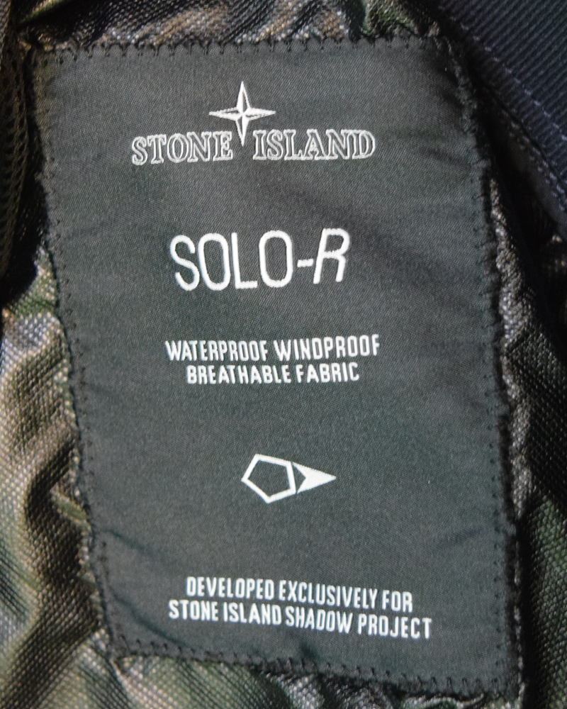 Stone Island Shadow Project Solo - R Bomber Jacket Black