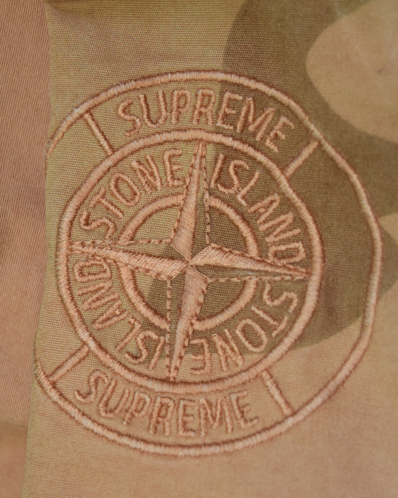 Stone Island x Supreme Camo Cargos Peach