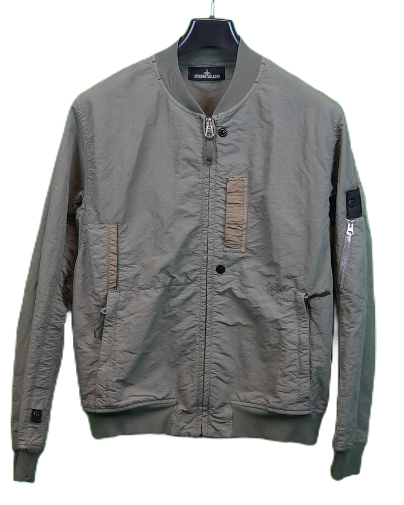 Stone Island Shadow Project Naslan Bomber Jacket Green