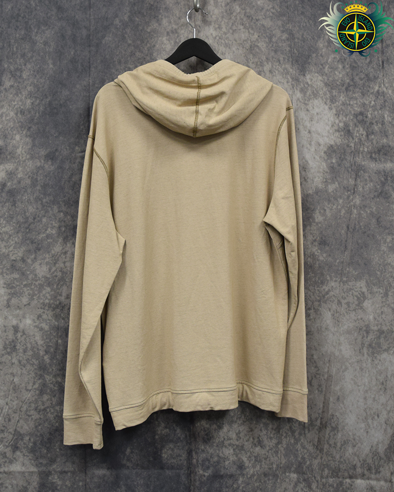 C.P Company Washed Hoodie Light Brown - XL
