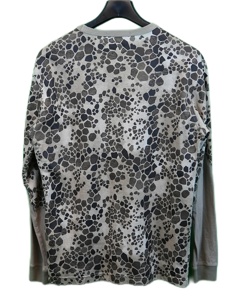Stone Island Alligator Camo Long Sleeved T-Shirt Camo