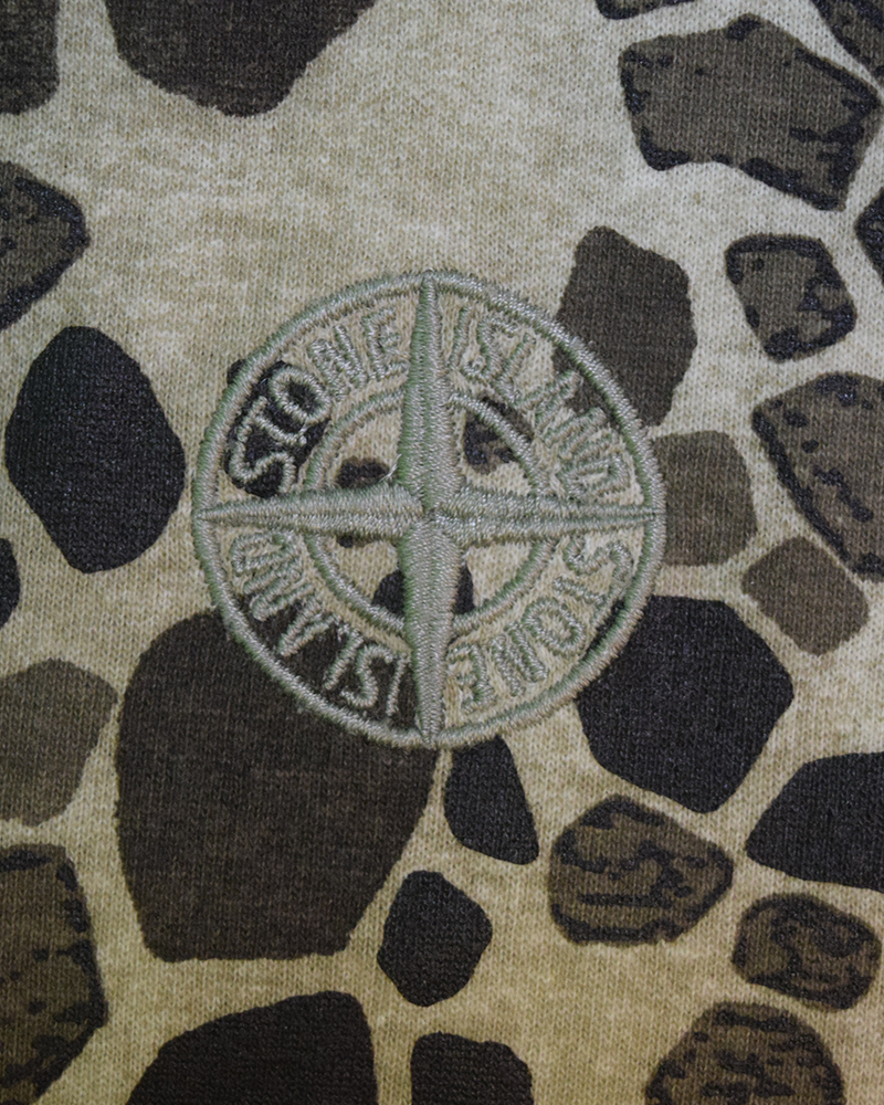 Stone Island Alligator Camo Long Sleeved T-Shirt Camo