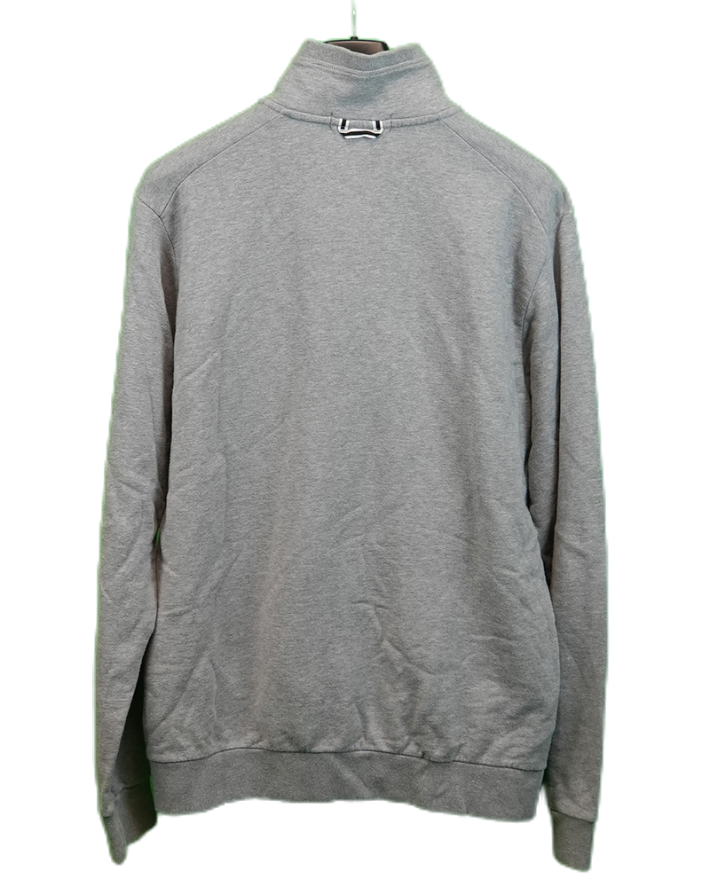 Stone Island Patch Project Full Zip Sweater Grey