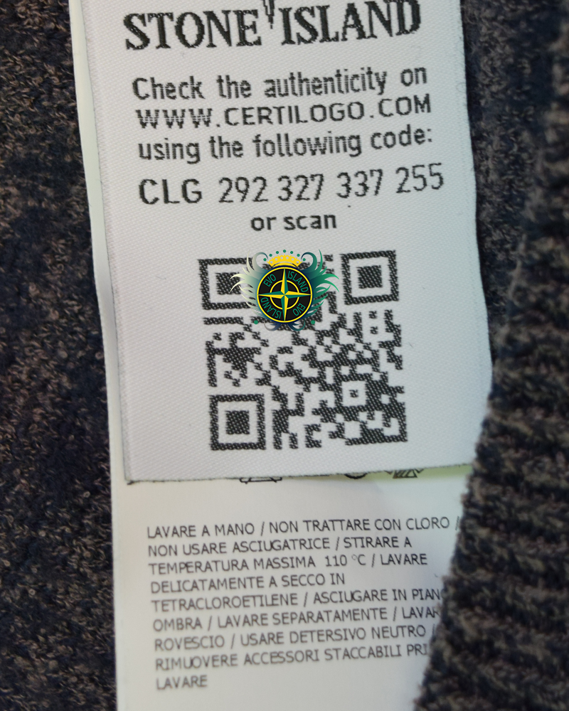 Stone Island Tri-Colour Full Zip Knit Purple