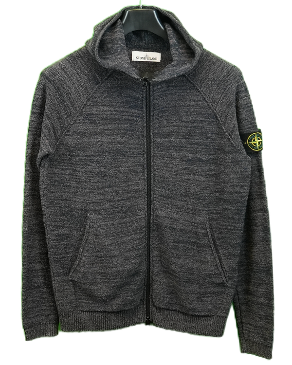 Stone Island Tri-Colour Full Zip Knit Purple