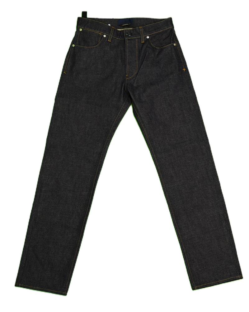 Stone Island Indigo Denim Raw Jeans Straight Leg Blue