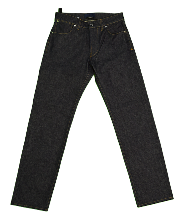 Stone Island Indigo Denim Raw Jeans Straight Leg Blue