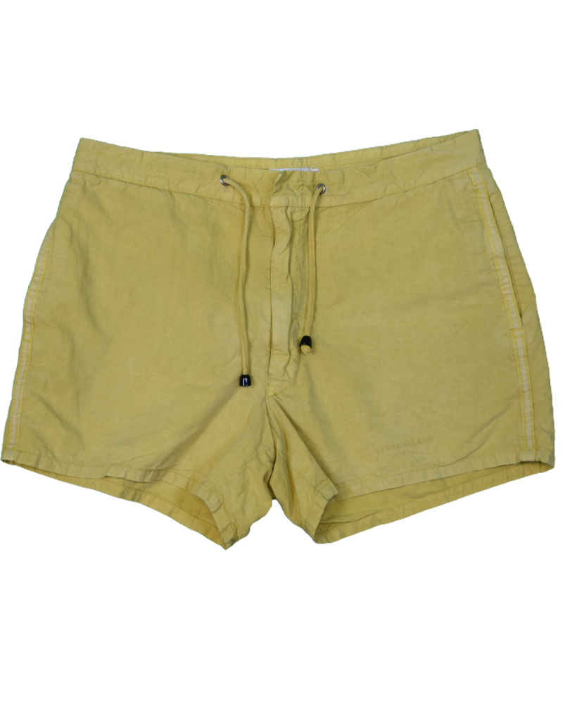 Stone Island Marina Vintage Swim Shorts Yellow