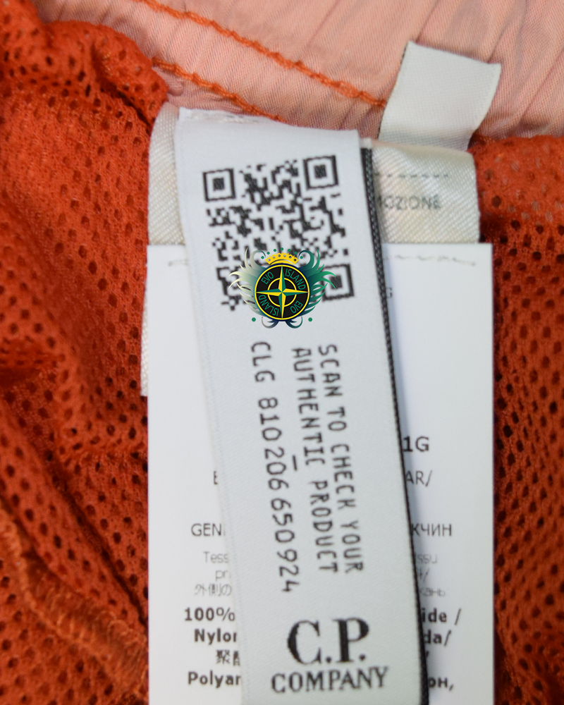 C.P Company Flatt Nylon Swim Shorts Orange