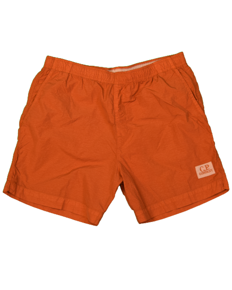 C.P Company Flatt Nylon Swim Shorts Orange