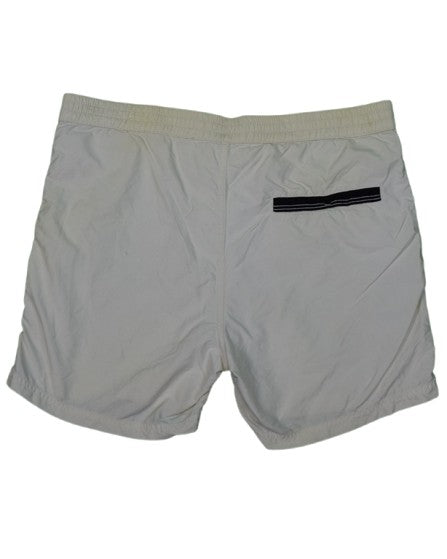 Stone Island Patch Project Swim Shorts Off White front view