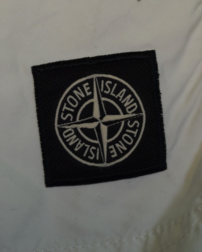 Stone Island Patch Project Swim Shorts Off White detail view