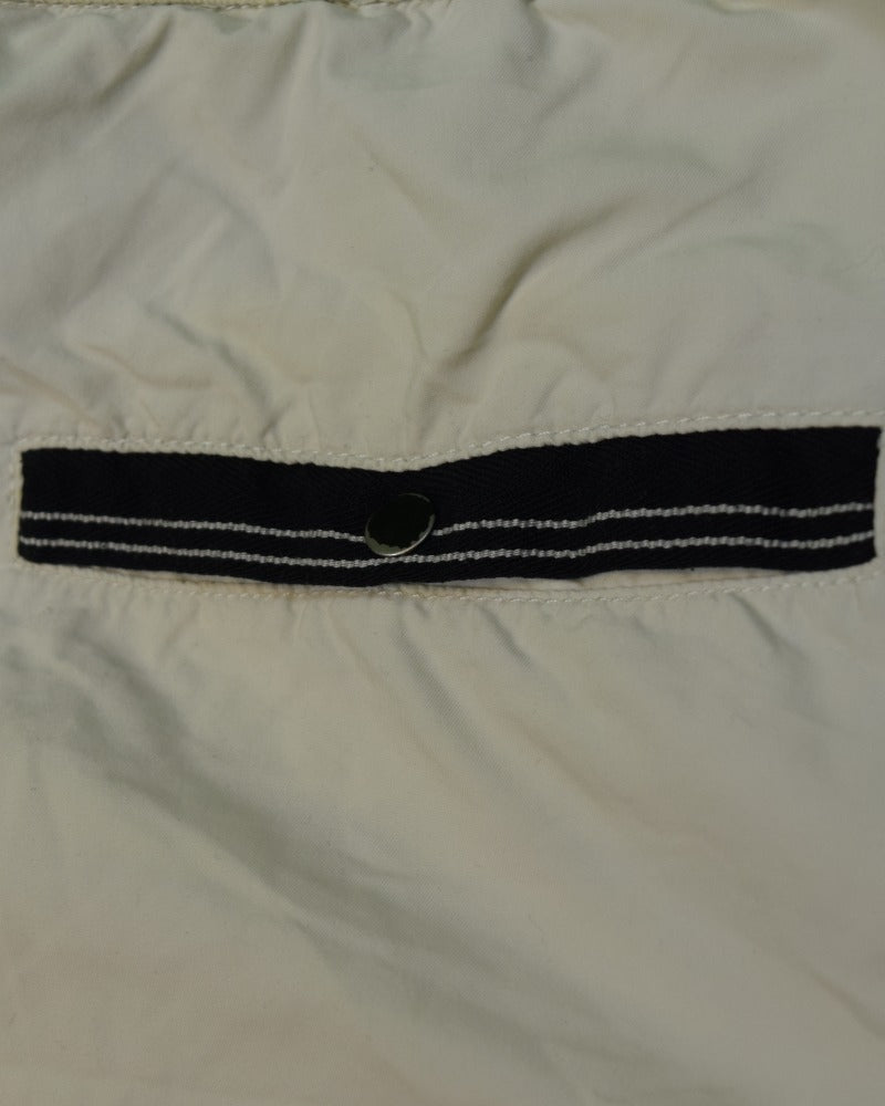 Stone Island Patch Project Swim Shorts Off White back view