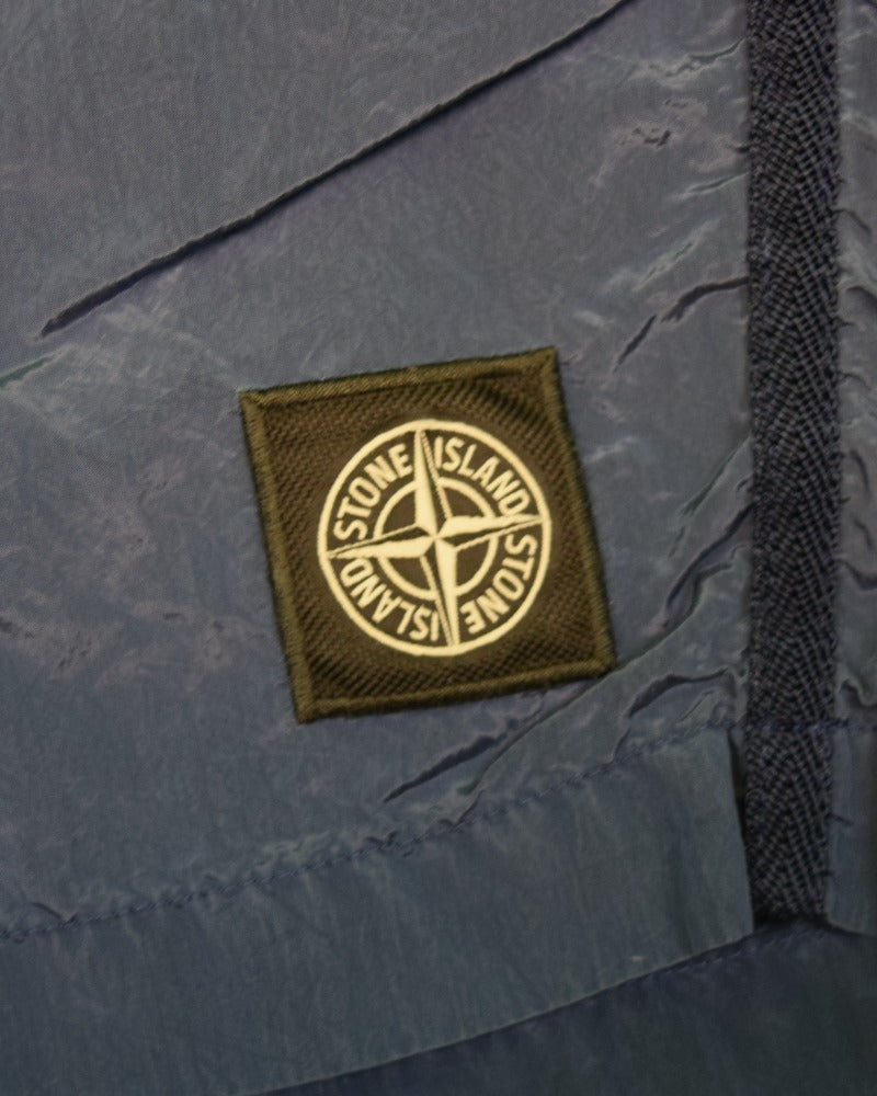 Stone Island Nylon Metal Patch Project Swim Shorts Blue detail view