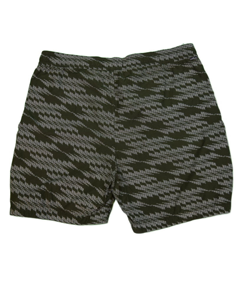 Stone Island Shadow Project Nylon Swim Shorts Green back view